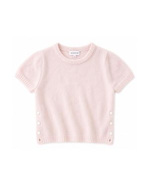 No Emotions Short-Sleeved Mohair Jumper - Pink