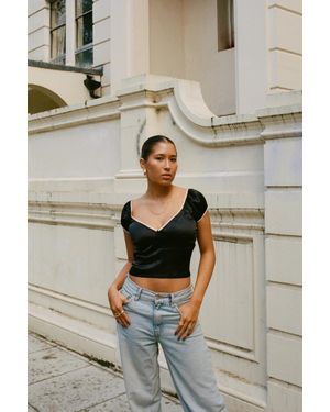 No Emotions Silk Top - Natural