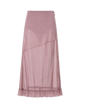No Emotions Mia Skirt Dusky - Pink