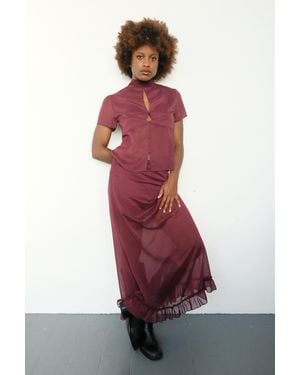 No Emotions UK The Mia Skirt - Red