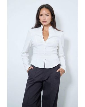 No Emotions Elsa Long Sleeve Top - White