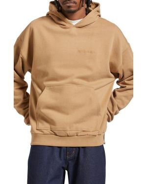 Brixton Embroidered Heavyweight Hoodie - Natural
