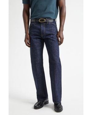 Noah Selvedge Bootcut Jeans - Blue