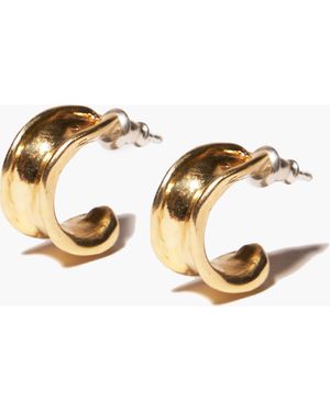 Odette New York Blanca Hoop Earrings - Metallic