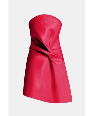 Kate Barton Kate Liquid Mini Dress - Red