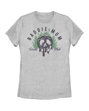 Disney Baddie Mom Social Club Graphic T-Shirt - Gray