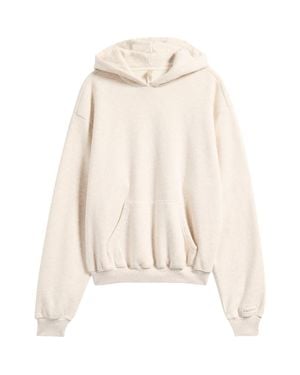 Skims Cotton Fleece Blend Classic Hoodie - Natural