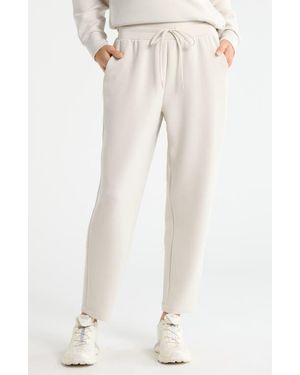 Zella Soft Luxe High Waist Ankle Pants - White