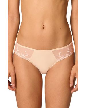 Simone Perele Andora Embroidered Bikini - Natural
