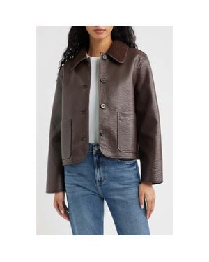 Rails Terra Faux Shearling Jacket - Black