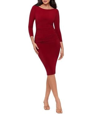 Miraclesuit Rory Ruched Stretch Jersey Dress - Red