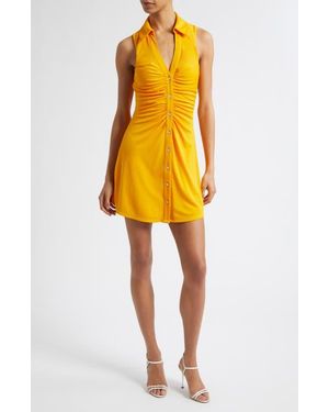 Cinq À Sept Melinda Sleeveless Minidress - Yellow