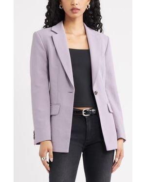 Open Edit The Curator Fitted Blazer - Gray