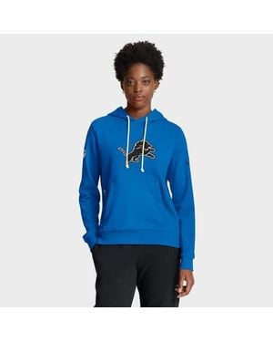 Nike Detroit Lions Sideline Standard Issue Initial Home Dri-Fit Hoodie - Blue