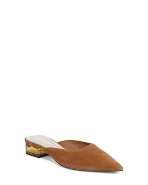 Sarto Bennet Pointed Toe Mule - Brown