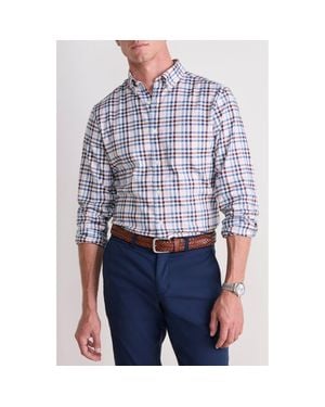 Vineyard Vines Monomoytattersall Classic Fit Stretch Poplin Button-Down Shirt - Blue