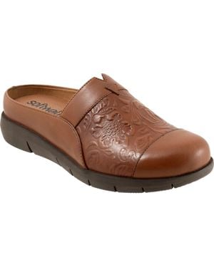 Softwalk San Marcos Tooling Mule - Brown