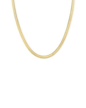 BEN ONI Herringbone Necklace, 5Mm - Metallic