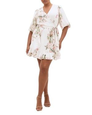 City Chic Koko Floral Minidress - Multicolor