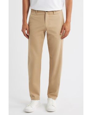 Nordstrom Straight Stretch Cotton Chinos - Natural