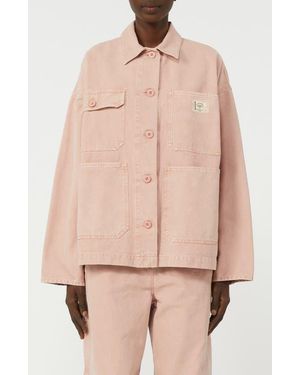 Weekend by Maxmara Album Denim Jacket - Pink