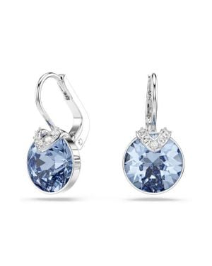 Swarovski Bella Crystal Drop Earrings - Blue