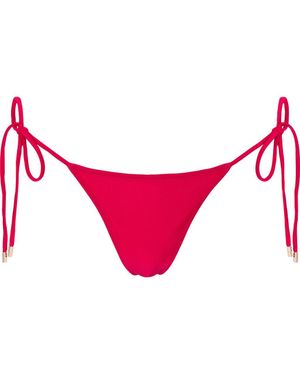 Sunkissed Le Triangle Tie Side Pattern Bikini Bottom - Pink