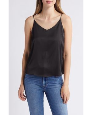 NIKKI LUND Bijou Satin Camisole - Black