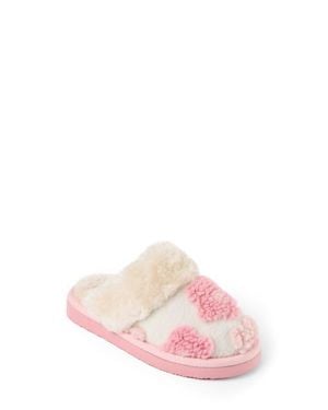 Minnetonka Kids' Flower Scuff Slipper - Pink