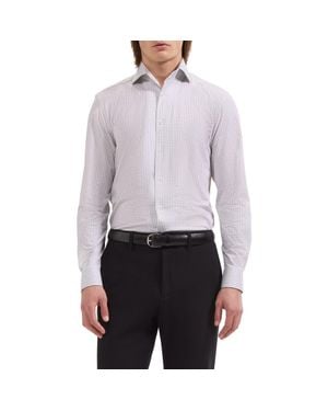 Bugatchi Devon Long Sleeve Ooohcotton Shirt - Gray