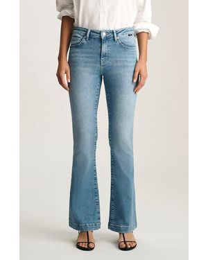 Mavi Sydney Mid Rise Flare Jeans - Blue