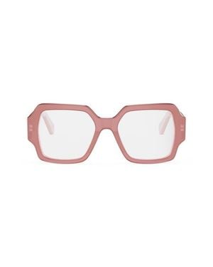 Celine Triomphe 52Mm Square Reading Glasses - Pink