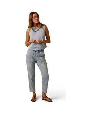 Carve Designs Zoe Lightweight Denim Pant - Natural