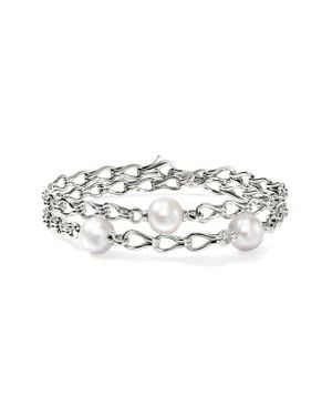 John Hardy Surf Link Bracelet - White
