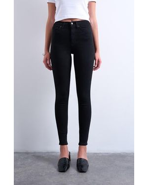 TOPSHOP Jamie High Waist Skinny Jeans - Blue