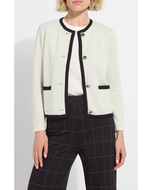 Lyssé Amal Sweater Jacket - White