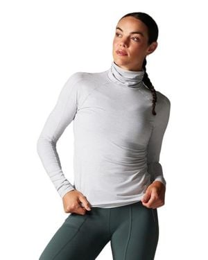 Tavi Brushed Tec Knit Chill Turtle Neck - Gray