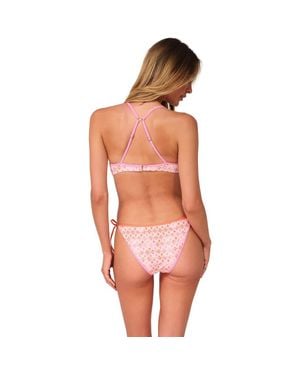 Swim Systems Kit Tie Side Bikini Swim Bottoms - Red
