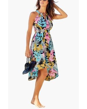 Lascana High Low Cutout Dress - Multicolor