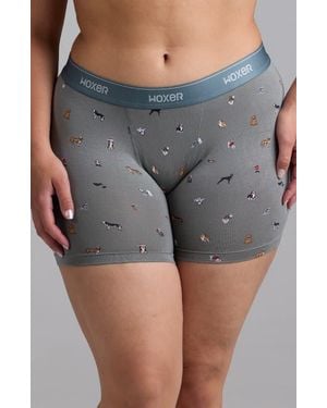 OXER Baller Ultra-Soft 5-Inch Boxer Briefs - Gray