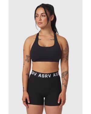 ASRV Lycra Hybrid Sports Bra - Black