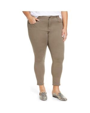 Wit & Wisdom 'Ab'Solution High Waist Ankle Skinny Pants - Natural