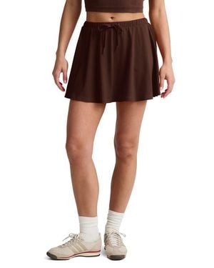 Beyond Yoga Sport Active Drawcord Miniskirt - Brown