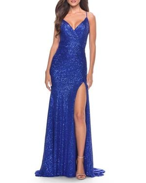 Designer Blue Sequin Slip Dresses for Women - Up to 84% off | Lyst