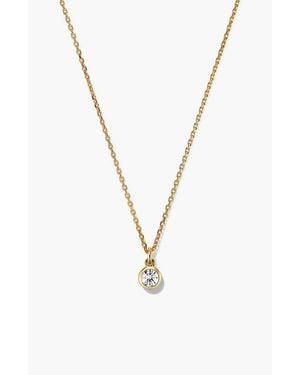 MEJURI Sia Birthstone Pendant Necklace - Metallic