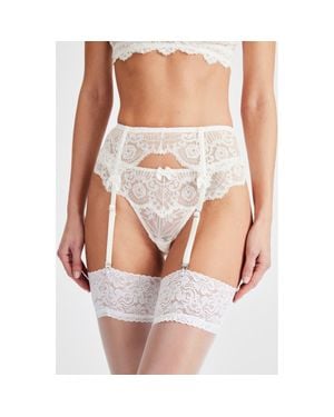 Scarlett Gasque The Lovebirds Suspender - White