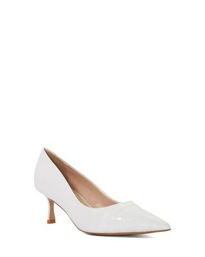 Dune Achievable Pointed Toe Pump - White