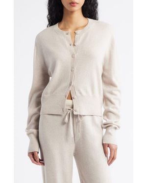 ARTLESS FOREVER Tove Wool & Cashmere Cardigan - White