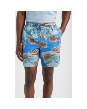 Brixton Rainier Everyday Hybrid Shorts - Blue