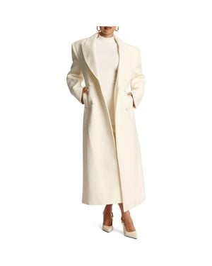 Naked Wardrobe Power Oversized Coat - Natural
